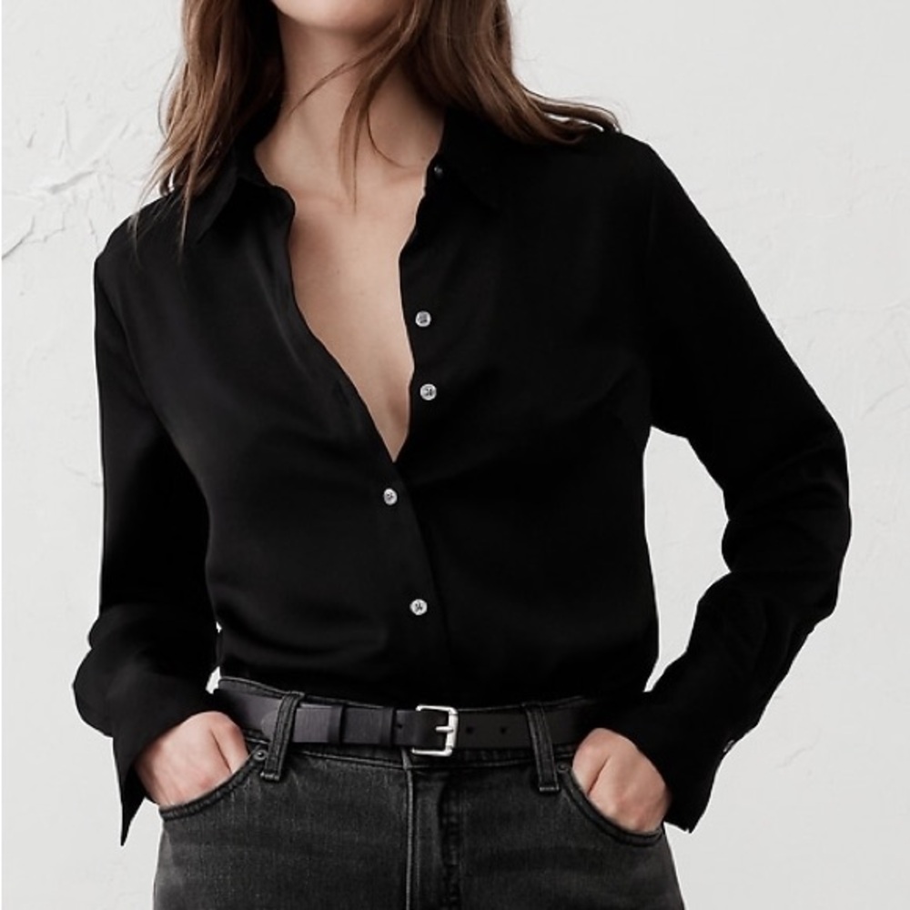 Banana Republic Silky Classic Shirt NWOT
